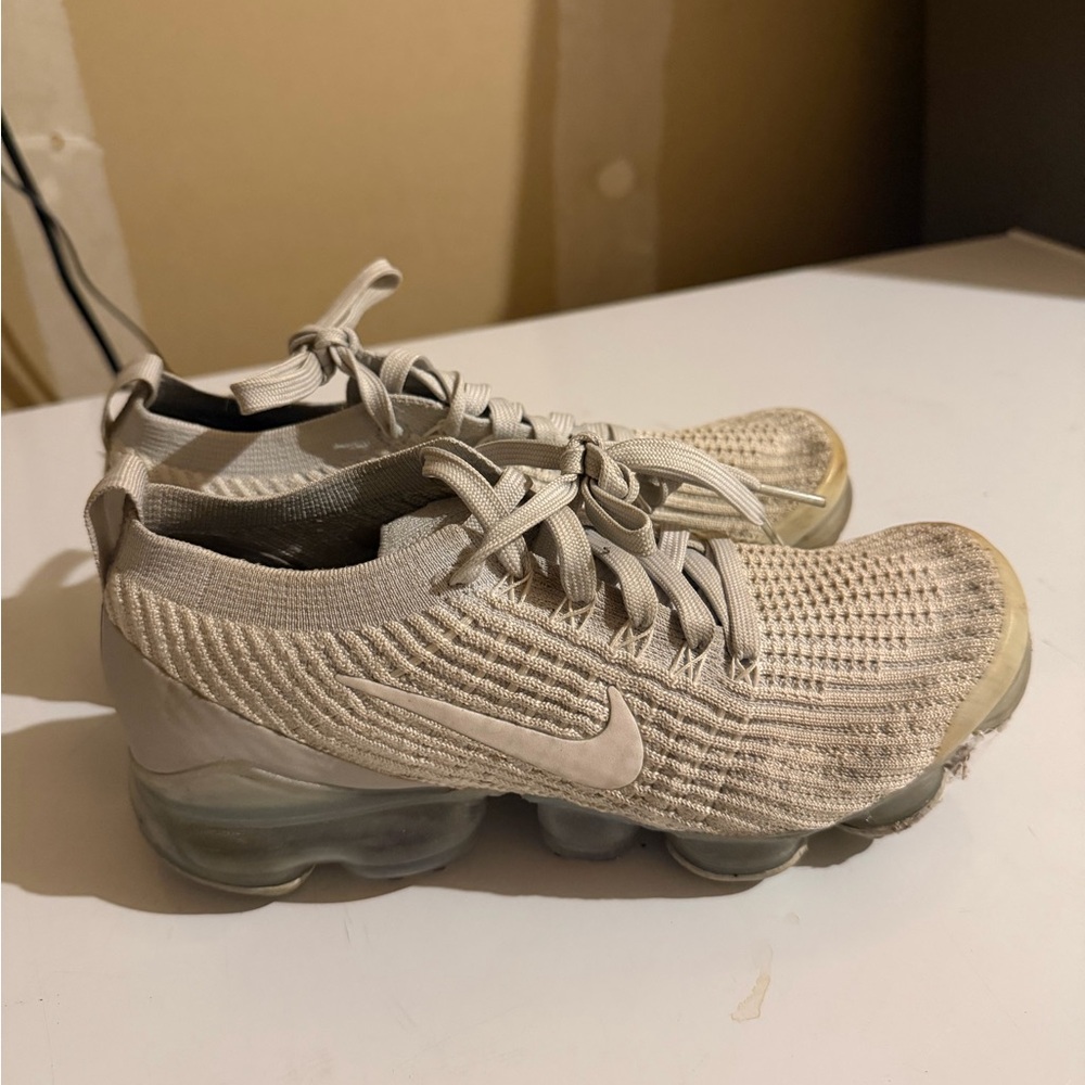 Nike vapor max Light white/grey Knit Sneakers